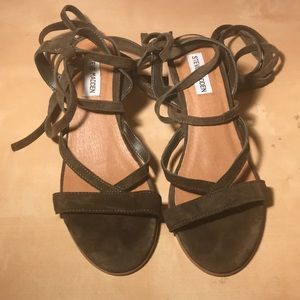 Steve Madden lace up sandals